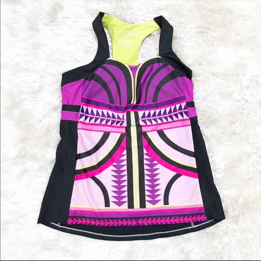 MOXIE CYCLING CO. Biking Patterned Tank
